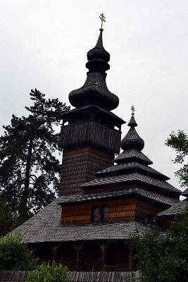 Dřevěná cerkva - Skanzen v Užgorodě